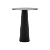 Container table high black round